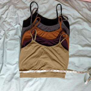 Large - Unbranded - 5 Unlined Cropped Top Bundle